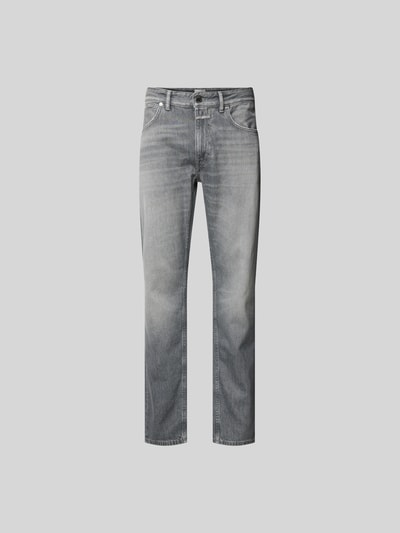 Closed Straight Fit Jeans aus reiner Baumwolle Mittelgrau 2