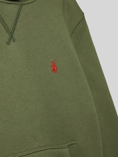 Polo Ralph Lauren Teens Hoodie met logostitching Groen - 2