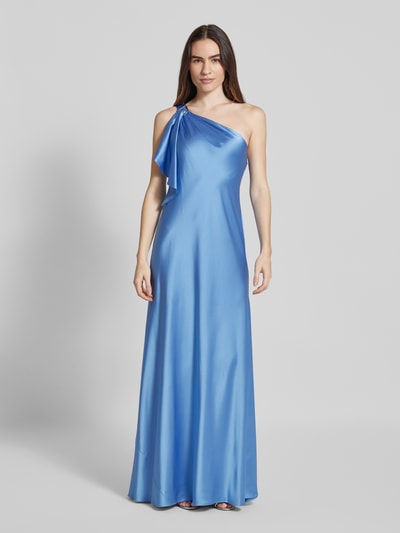 Lauren Ralph Lauren Abendkleid mit One-Shoulder-Träger Modell 'ELZIRA' Hellblau 4