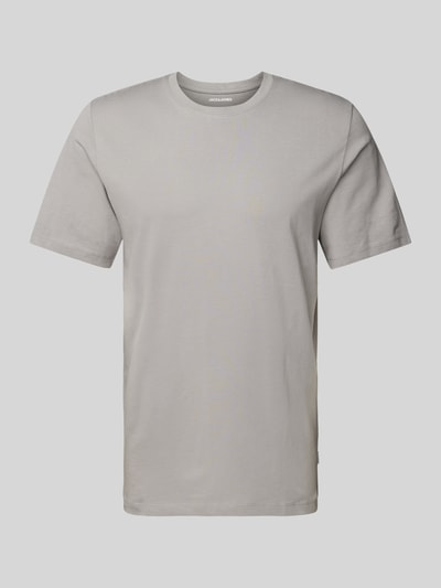 Jack & Jones T-shirt met labeldetail, model 'ORGANIC' Lichtgrijs - 2
