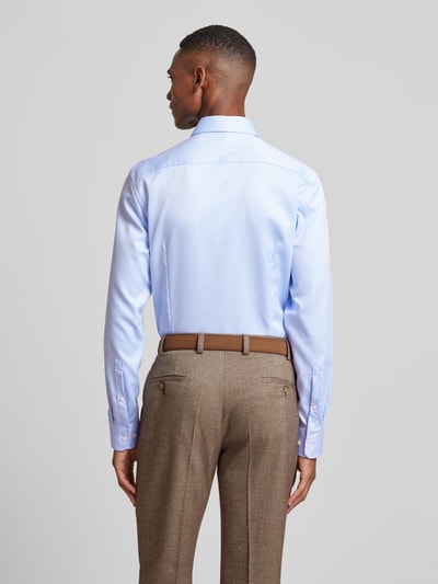 Jake*s Slim fit zakelijk overhemd met haaikraag Bleu - 9