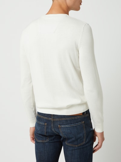 Tom Tailor Pullover aus Baumwolle  Offwhite 5