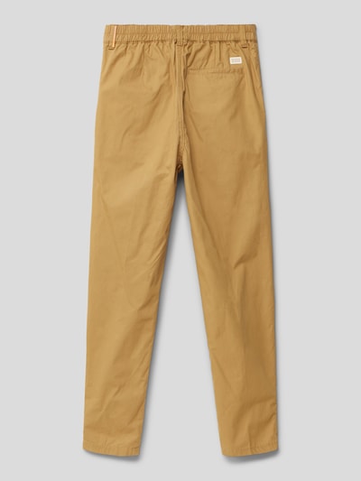 Scotch & Soda Loose Tapered Fit Stoffhose mit Gesäßtasche Modell 'Peache' Beige 3