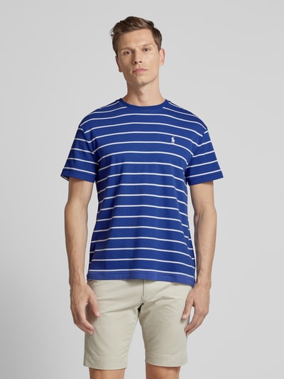 Polo Ralph Lauren T-Shirt mit Streifenmuster Marine 4