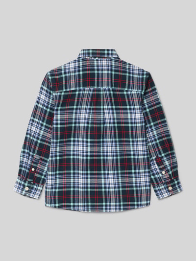 Tommy Hilfiger Kids Regular Fit Freizeithemd aus reiner Baumwolle Dunkelblau 3