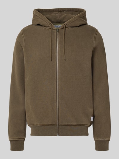 Samsøe Samsøe Sweatjacke mit Kapuze Modell 'SAPIET' Dunkelbraun 2