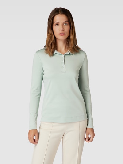 Christian Berg Woman Longsleeve mit Polokragen Schilf 4