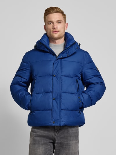 BOSS Orange Steppjacke mit Reißverschlusstaschen Modell 'Omaris' Blau 4