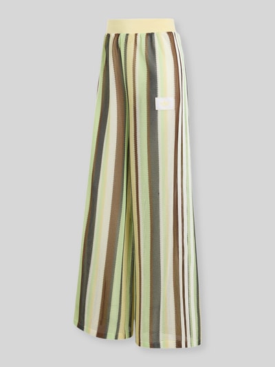 adidas Originals Relaxed Fit Trainingshose in Strickoptik Modell 'FIREBIRD' Hellgruen 2