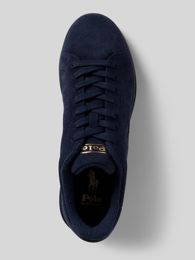 Polo Ralph Lauren Ledersneaker mit Logo-Prägung Marine 4