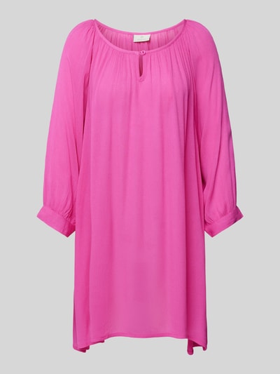 Kaffe Bluse aus Viskose in unifarbenem Design Modell 'AMBER' Pink 2