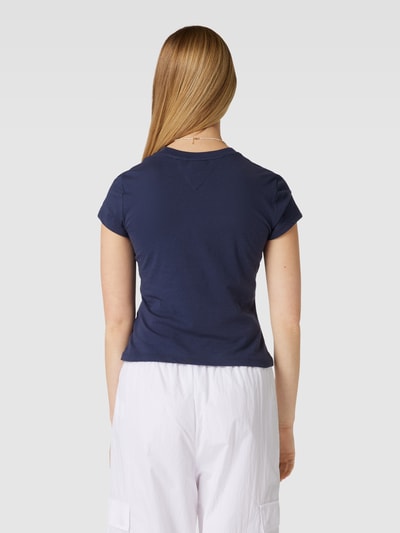 Tommy Jeans T-Shirt mit Logo-Print Marineblau 5