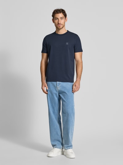 Lerros T-Shirt mit Label-Detail Black 1