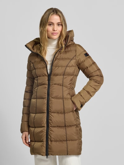 Peuterey Daunenjacke mit Zweiwege-Reißverschluss Modell 'LEVARIA' Camel 4