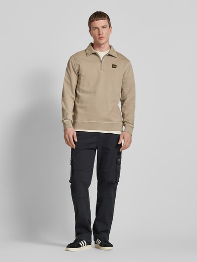 Superdry Sweatshirt met labeldetail Beige - 1