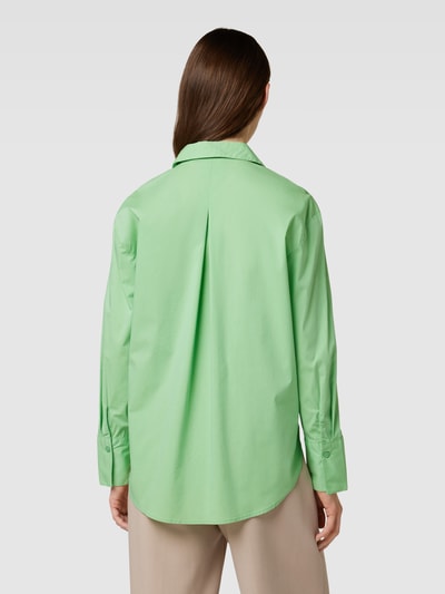 Tom Tailor Overhemdblouse met borstzak Lindegroen - 5