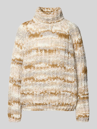 Smith and Soul Rollkragenpullover mit Alpaka-Anteil Beige 2