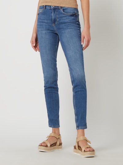 Liu Jo White Skinny Fit High Waist Jeans mit Stretch-Anteil  Blau 4