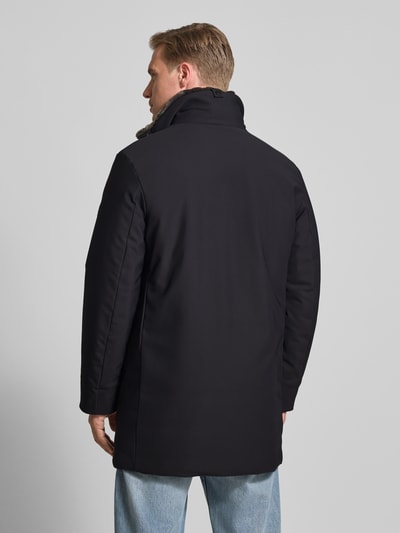 Strellson Regular Fit Parka mit abnehmbarem Kunstfellkragen Marine 5