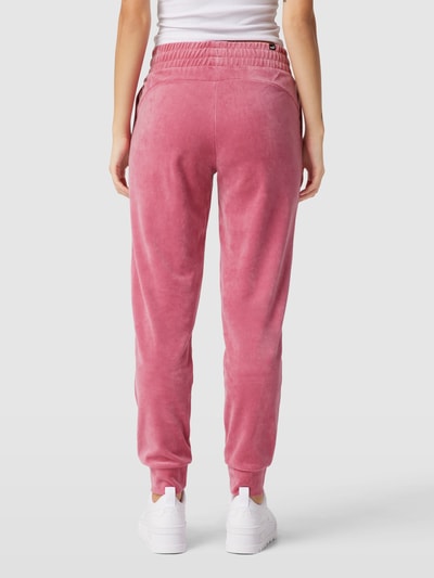 Puma Sweatpants mit Label-Stitching Modell 'Velour' Mauve 5