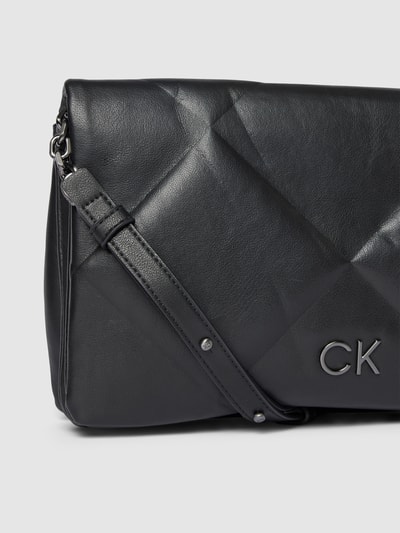 CK Calvin Klein Umhängetasche mit Strukturmuster Modell  'QUILT' Black 3