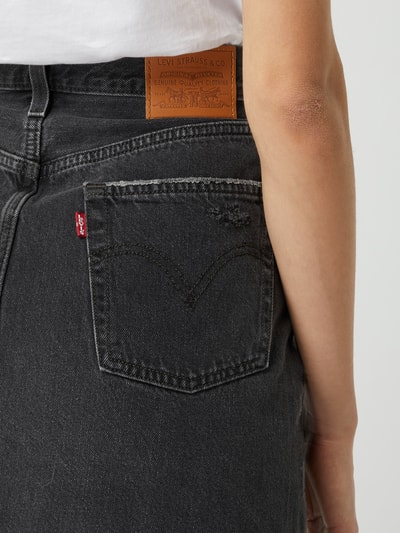 Levi's® Spódnica mini z wysokim stanem z denimu — Water<Less™  Czarny 3