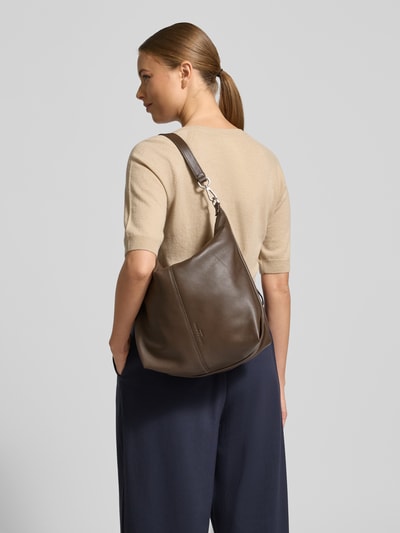 LIEBESKIND BERLIN Schoudertas van echt leer, model 'Paris' Donkerbruin - 1