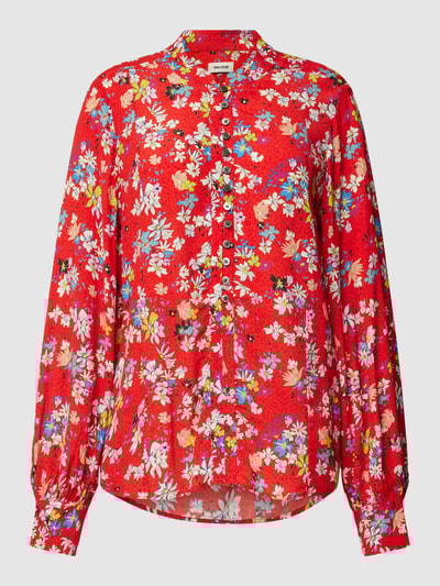 Zadig & Voltaire Blouse met opstaande kraag, model 'TWINA' Rood - 2