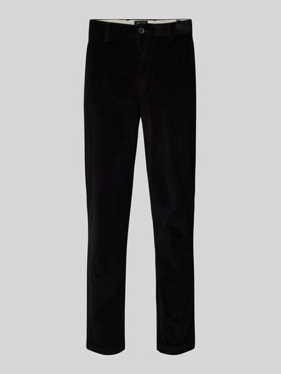 Jack & Jones Tapered fit corduroy broek met steekzakken, model 'CORDUROY' Zwart - 2