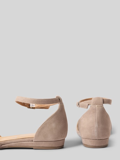 Tamaris Leren sandalen met doornsluiting Beige - 2