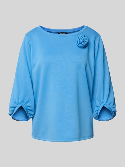 More & More Bluza z haftem angielskim Niebieski 2