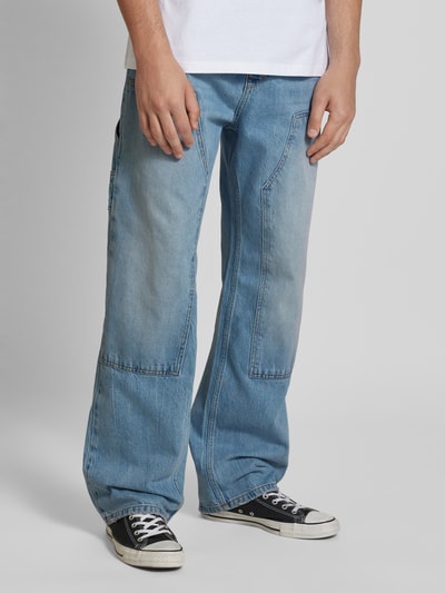 REVIEW Baggy Fit Jeans mit Hammerschlaufe Blau 4