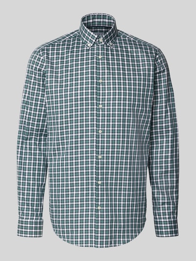 Jake*s Regular Fit Businesshemd aus Baumwolle Schilf 2