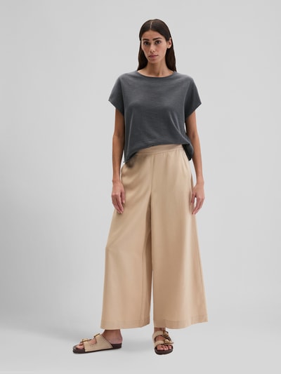 Marc O'Polo Wide Leg Culotte mit Leinen-Anteil Sand 1