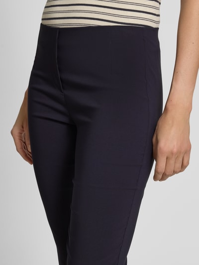 STEHMANN Slim fit broek met verkort model, model 'Ina' Marineblauw - 3