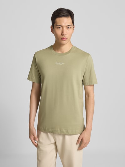 Marc O'Polo Regular Fit T-Shirt aus reiner Baumwolle Mint 4