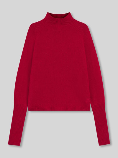 HUGO Relaxed Fit Strickpullover aus Woll-Mix mit Alpaka Modell 'SURPIO' Rot 2