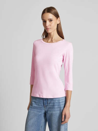 Weekend Max Mara Longsleeve mit Rundhalsausschnitt Modell 'MULTIA' Rosa 4