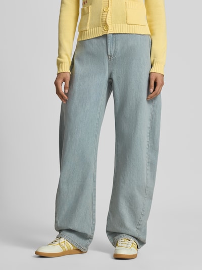 MAX&Co. Barrel Fit Jeans mit Denim-Tasche Modell 'MCOCANTORE' Hellblau 4