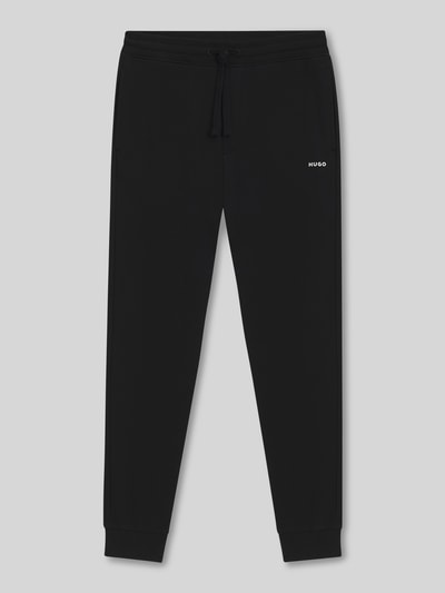 HUGO Regular Fit Jogginghose aus reiner Baumwolle Modell 'DAYOTE232' Black 2