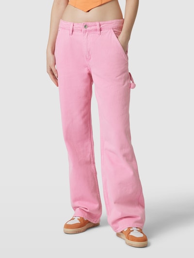 Gina Tricot Jeans met steekzakken, model 'CARPENTER' Roze - 4