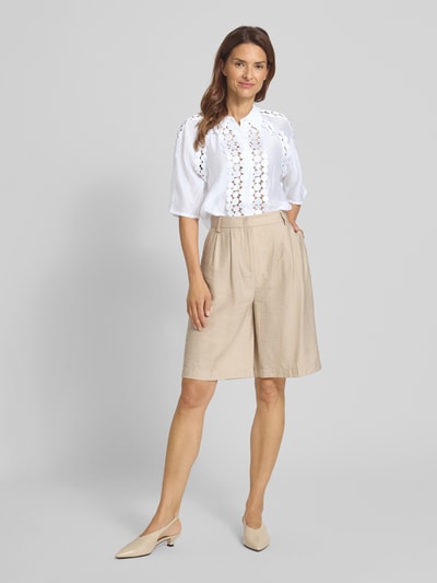 Copenhagen Muse Regular fit blouse met blinde knoopsluiting, model 'MOLLY' Offwhite - 1