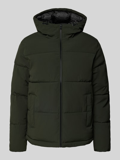JACK & JONES Steppjacke mit Kapuze Modell 'GALAXY' Oliv 1