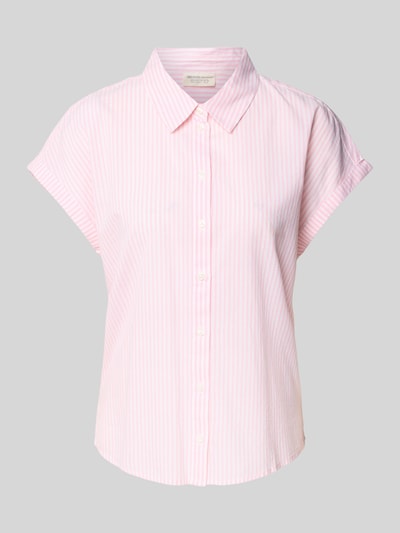 Tom Tailor Denim Loose fit blouse van puur katoen  Roze - 2