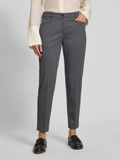 Brax Spodnie materiałowe o skróconym kroju model ‘MARON’ Ciemnoszary melanż 4