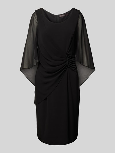 Vera Mont Knielanges Cocktailkleid mit Raffung Black 2