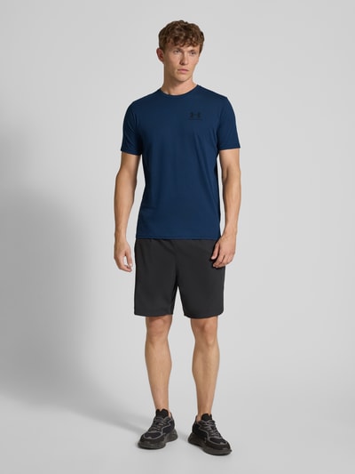 Under Armour T-shirt z nadrukiem z logo Granatowy 1