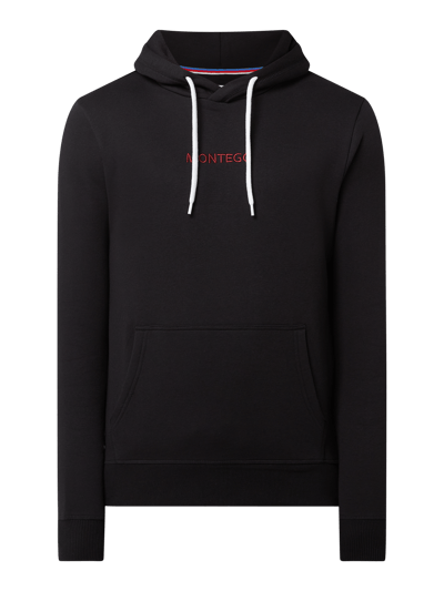 Montego Hoodie mit Logo-Stickerei  Black 2