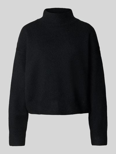 Neo Noir Relaxed Fit Strickpullover mit Woll-Anteil Modell 'Paulina' Black 2