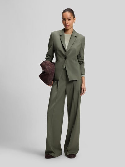 BOSS Slim Fit Blazer aus reiner Schurwolle Modell 'JIAH' Oliv 1